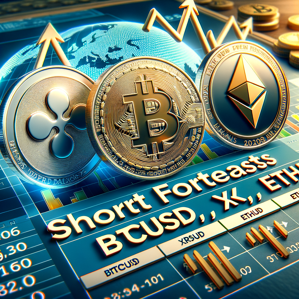 Краткосрочный прогноз BTCUSD, XRPUSD и ETHUSD на неделю